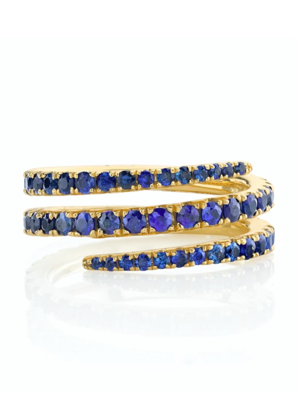 Anita Ko sapphire coil ring